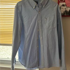 American Eagle Outfitters Light Blue Casual Shirt BOGO